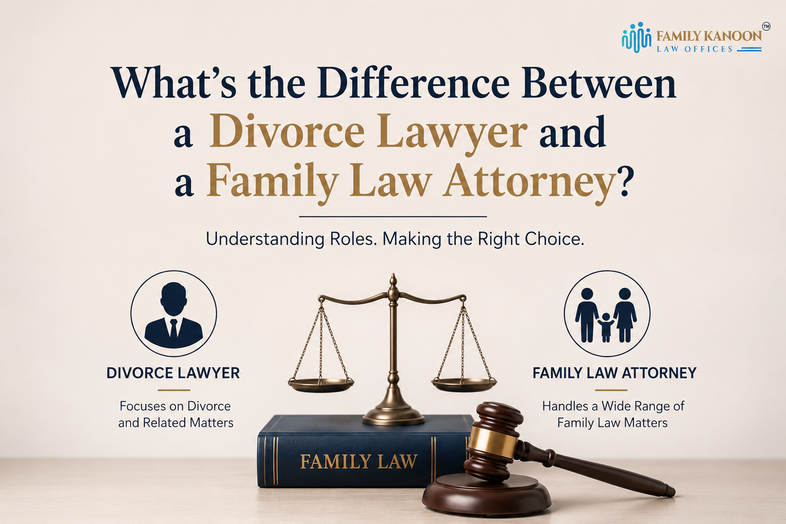 What's the Difference Between a Divorce Lawyer and a Family Law Attorney?