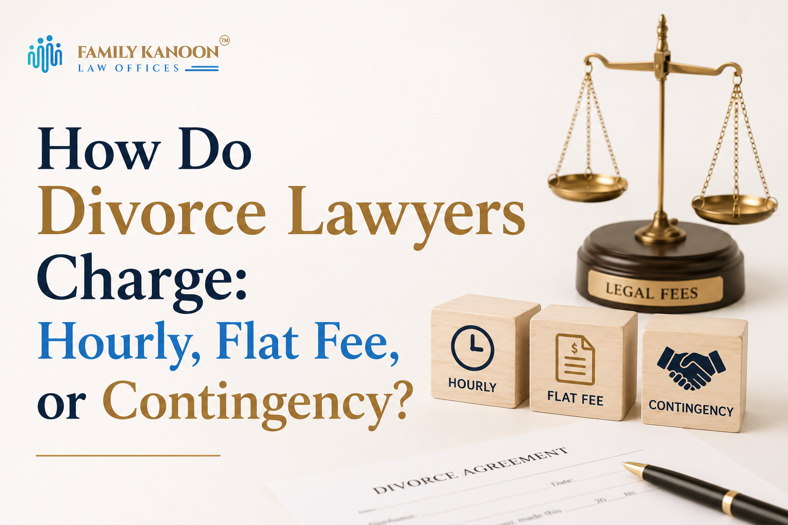 How Do Divorce Lawyers Charge: Hourly, Flat Fee, or Contingency?