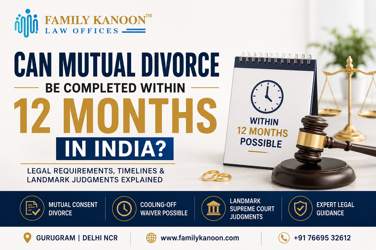 Can Mutual Divorce Be Completed Within 12 Months in India?