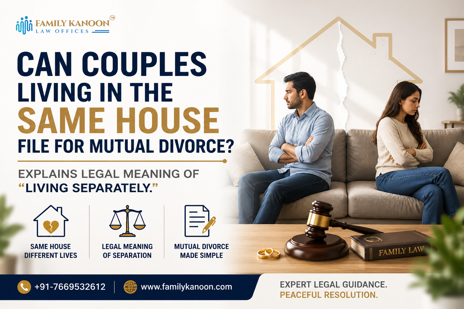 Can Couples Living in the Same House File for Mutual Divorce? Understanding the Legal Meaning of “Living Separately”