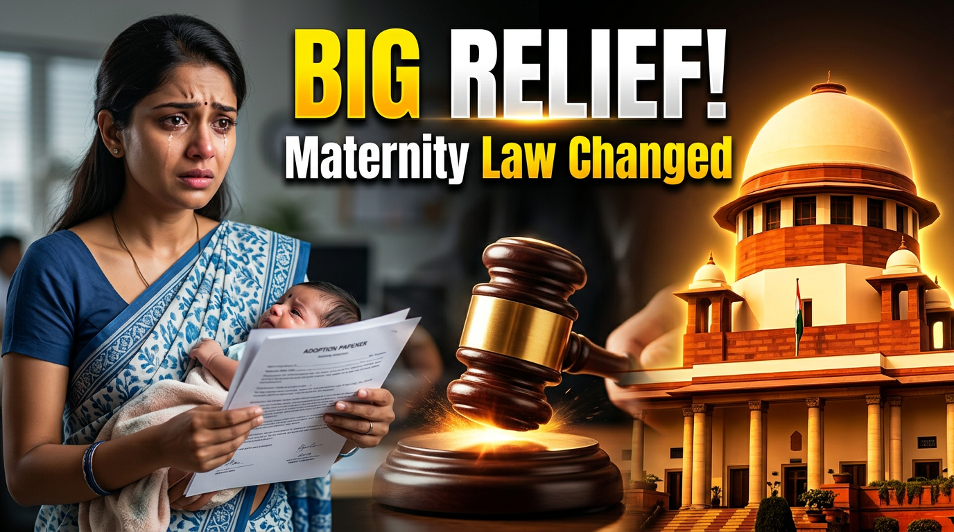 Maternity Leave for Adoptive Mothers | Supreme Court Big Decision | Maternity benefits for adoptive mothers