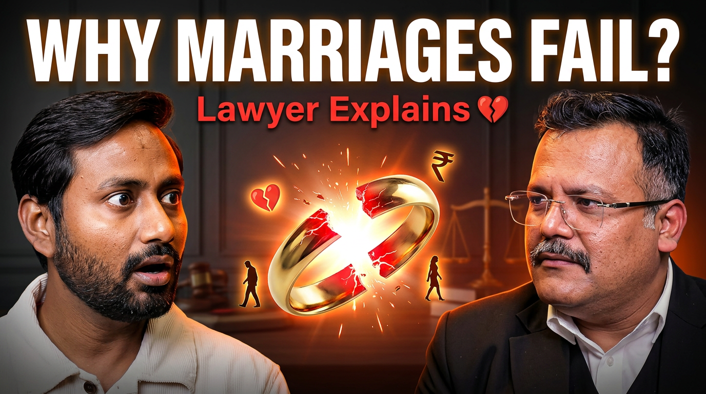 Top Reasons for Divorce in India | Lawyer tells Real Causes of Marriage Failure | Adv Gaurav Kashyap X Mohit Chauhan